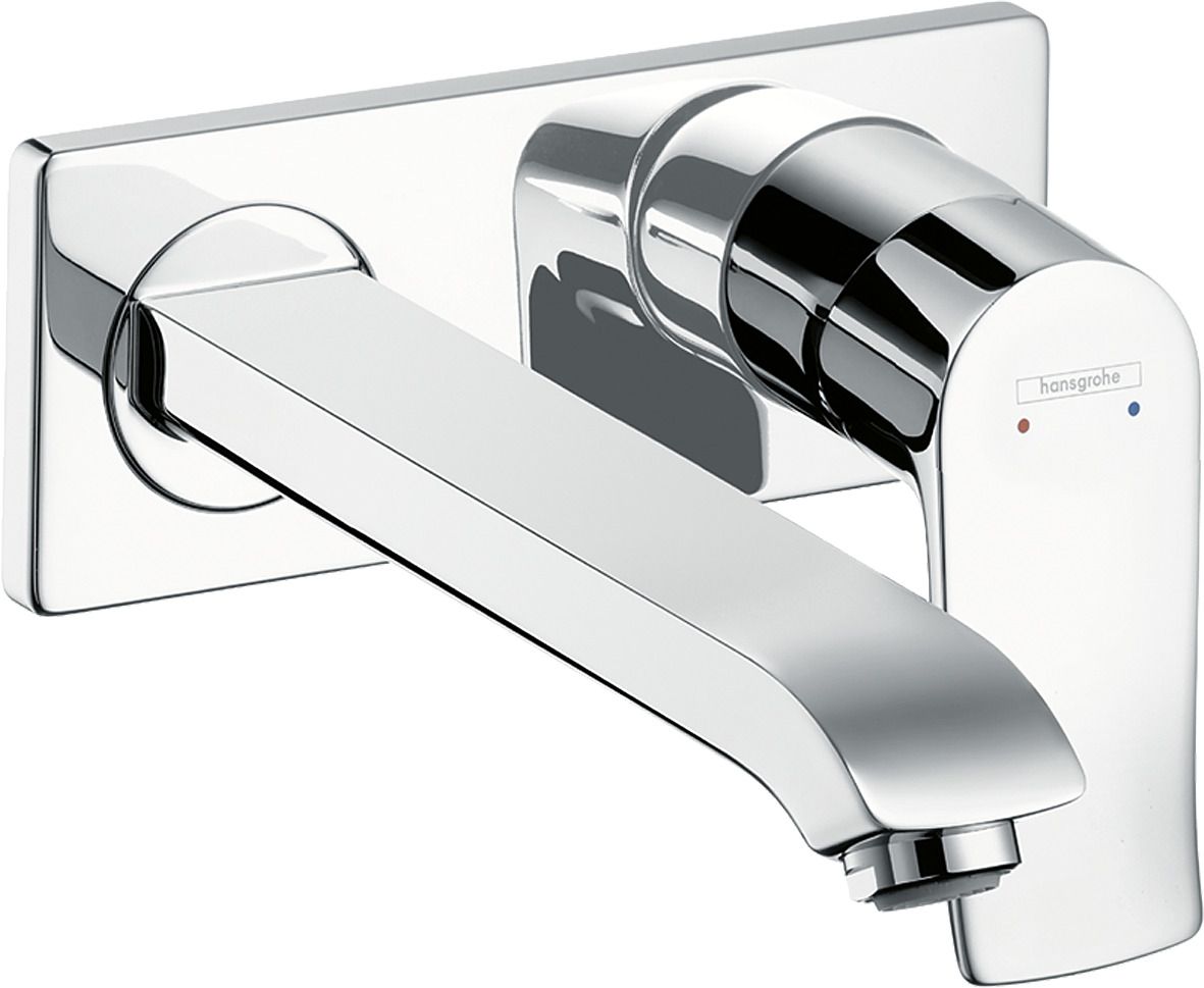 hansgrohe Fertigmontageset Metris Ausladung 225 mm, UP-Waschtisch-Einhebelmischer, chrom