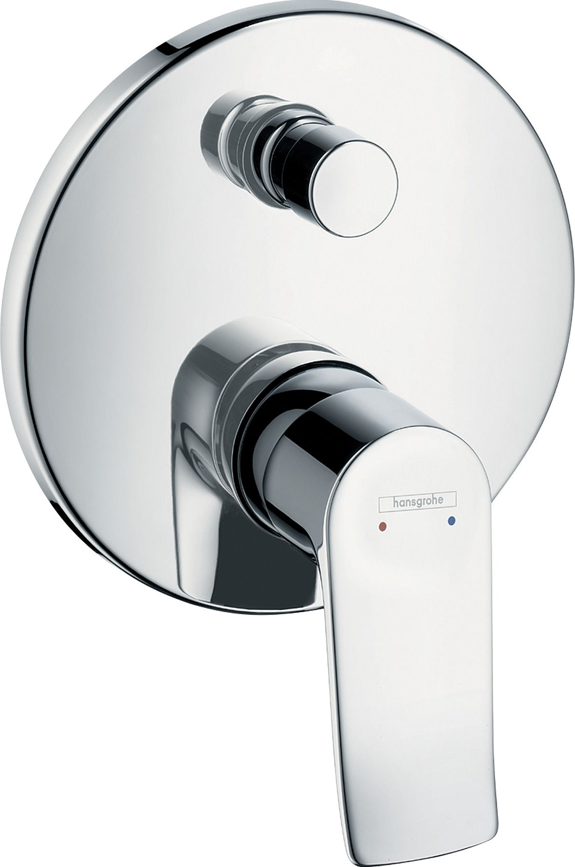 hansgrohe Fertigmontageset Metris UP-Wannen-Einhebelmischer, Rosette rund, chrom