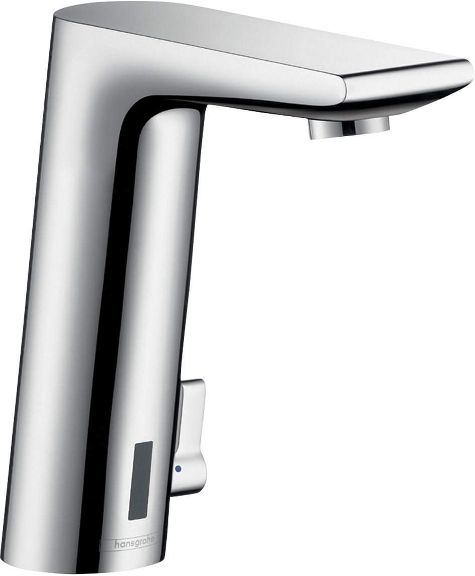 hansgrohe Elektronik-Waschtischarmatur Metris S Netzanschluss, einstellbar, chrom