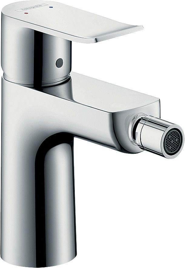 hansgrohe Bidet-Einhebelmischer Metris mit Zugstangen-Ablaufgarnitur, chrom