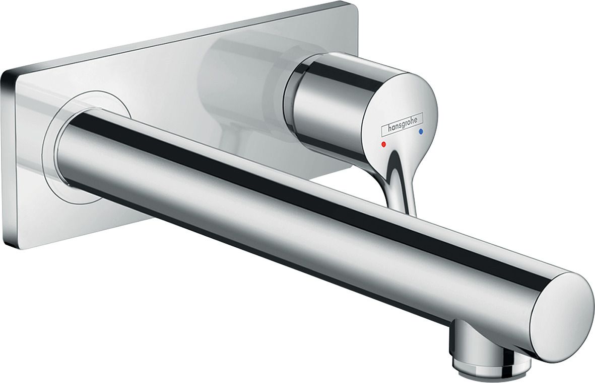 hansgrohe Fertigmontageset Talis S Ausladung 225 mm, UP-Waschtisch-Einhebelmischer, für Wandmontage, chrom