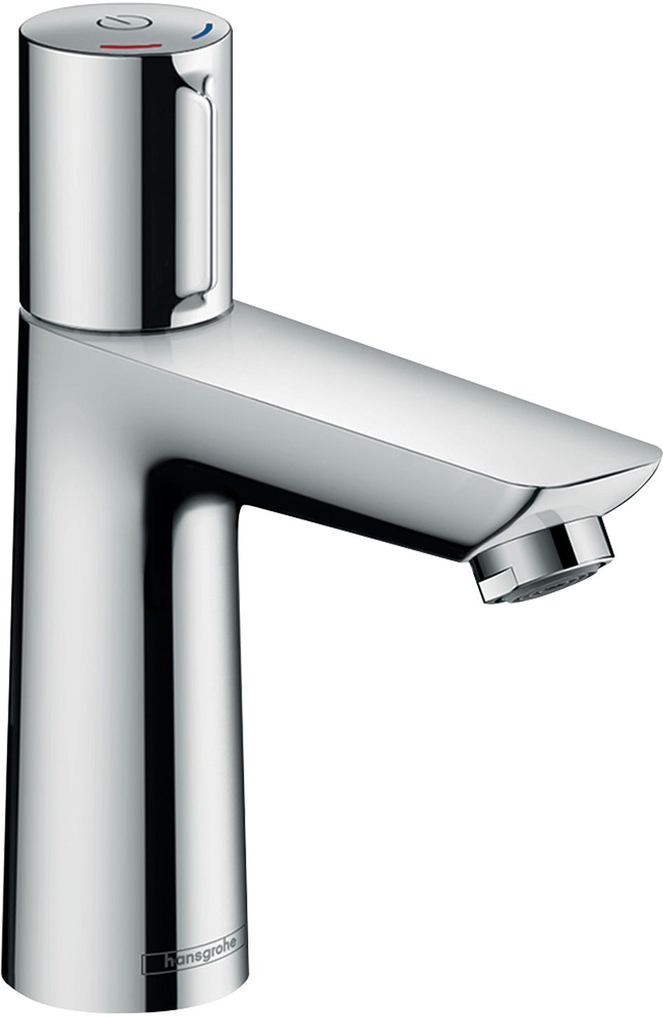 hansgrohe Waschtisch-Einhebelmischer 110 Talis Select E mit Zugstangen-Ablaufgarnitur, chrom, Zylindergriff
