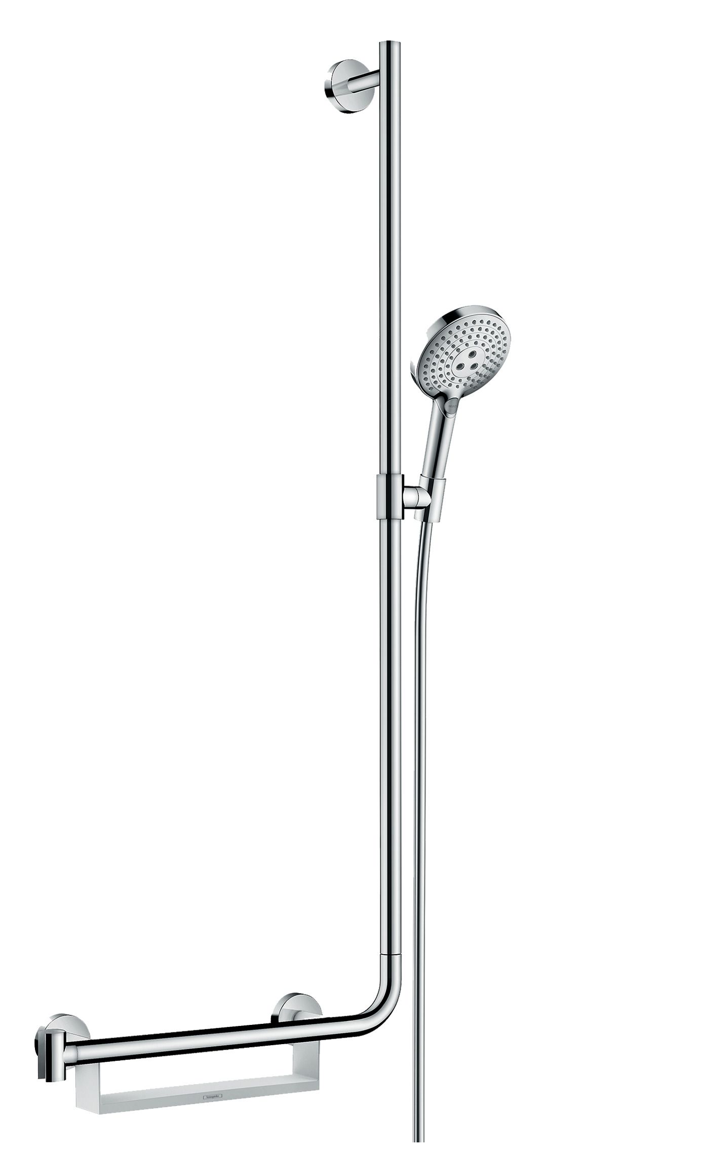 hansgrohe Brauseset Raindance Select S 3jet, Brausestange 1100mm, rechts, chrom
