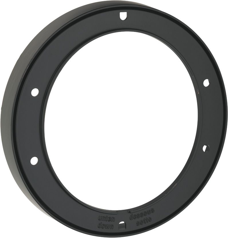 hansgrohe Verlängerungsrosette ibox universal chrom, Ø 170 mm, für Fertigset