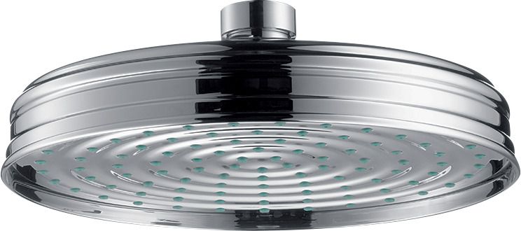 hansgrohe Kopfbrause Axor Montreux Ø 180 mm, brushed gold optic, Decken- oder Wandmontage, 1jet