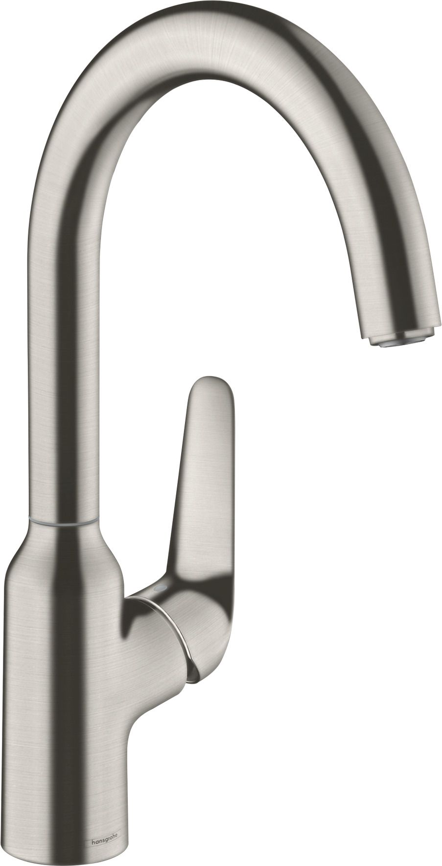 hansgrohe Spültisch-Einhebelmischer 220 Focus M42 1jet, Edelstahl-Optik