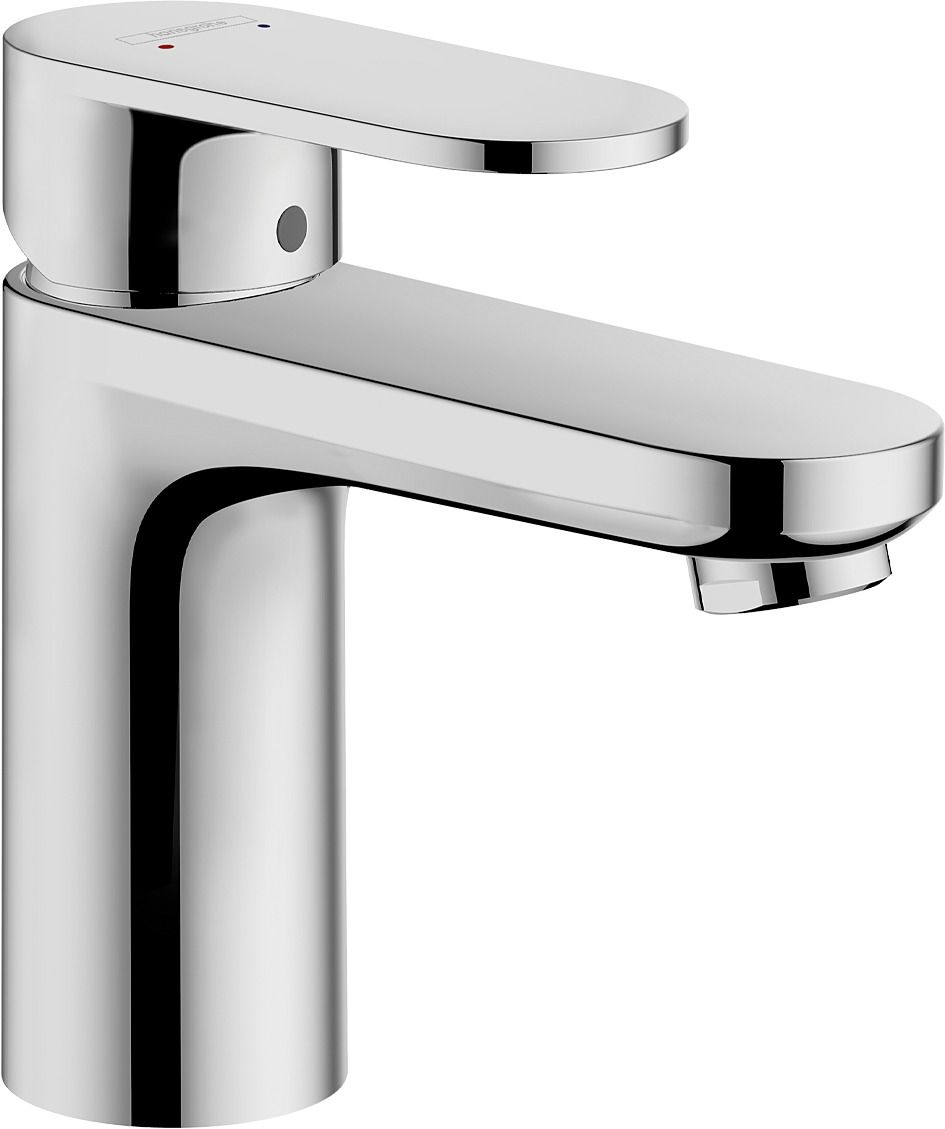hansgrohe Waschtisch-Einhebelmischer 100 Vernis Blend mit Zugstangen-Ablaufgarnitur, chrom