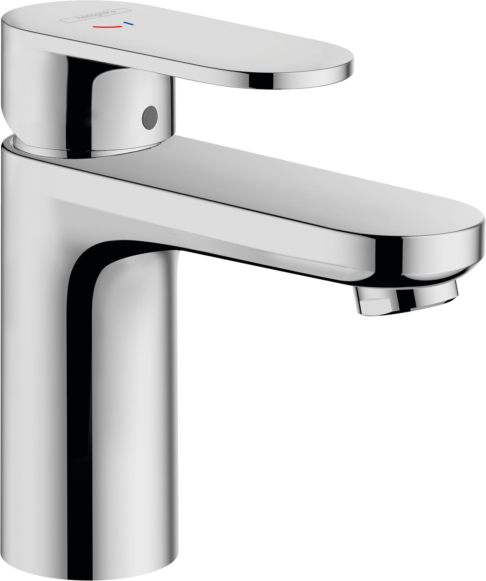 hansgrohe Waschtisch-Einhebelmischer 100 Vernis Blend CoolStart mit Zugstangen-Ablaufgarnitur, chrom