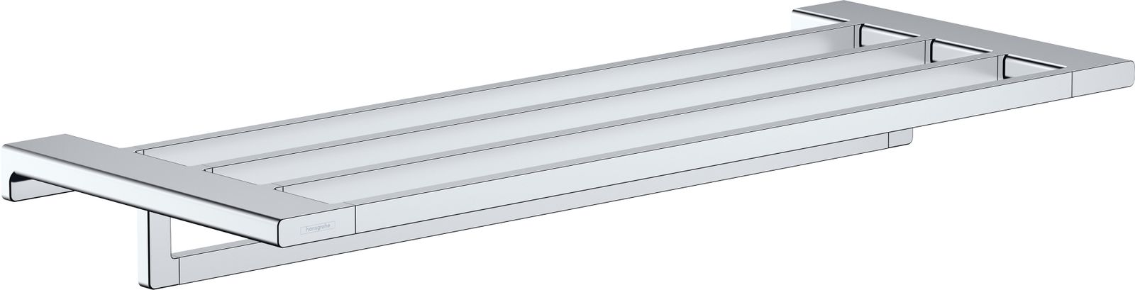 hansgrohe Handtuchablage AddStoris Länge 648mm, mit Handtuchhalter, Wandmontage, Metall, chrom