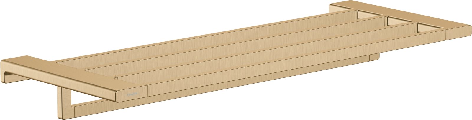 hansgrohe Handtuchablage AddStoris Länge 648mm, mit Handtuchhalter, Wandmontage, Metall, brushed bronze