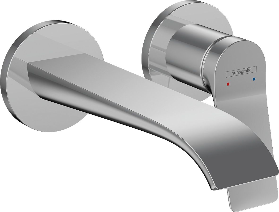 hansgrohe Fertigmontageset Vivenis UP-Waschtisch-Einhebelmischer, für Wandmontage, mit Auslauf 192mm, chrom