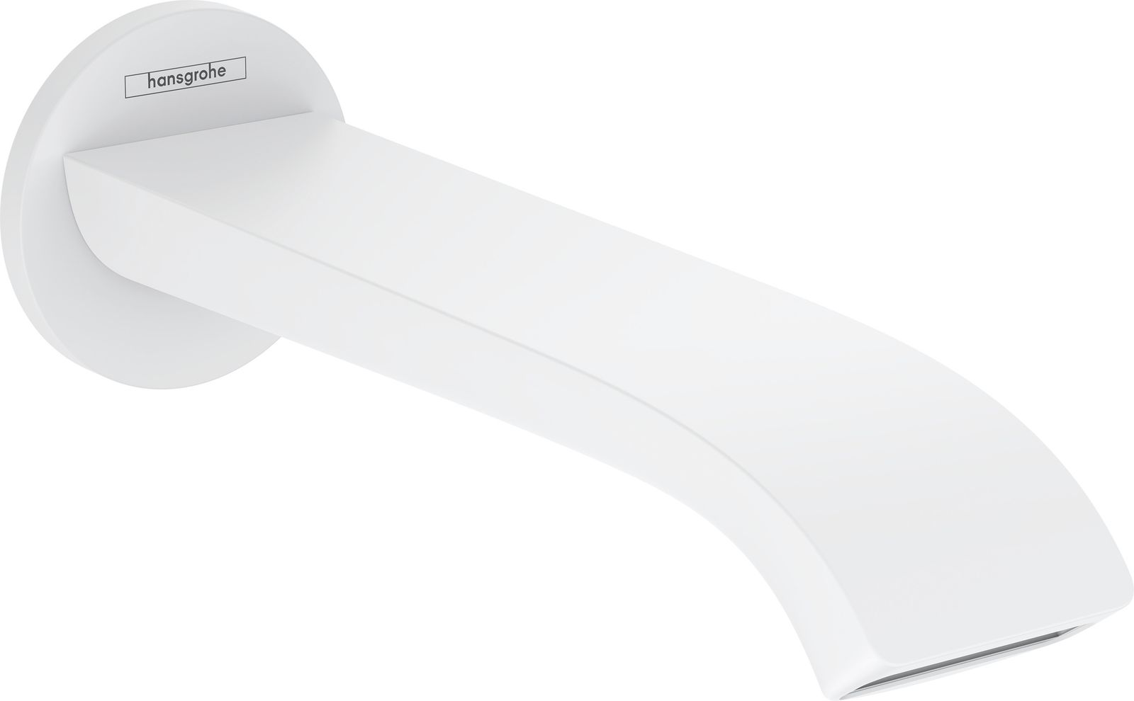hansgrohe Wanneneinlauf Vivenis Wandmontage, Ausladung 202mm, mattweiß