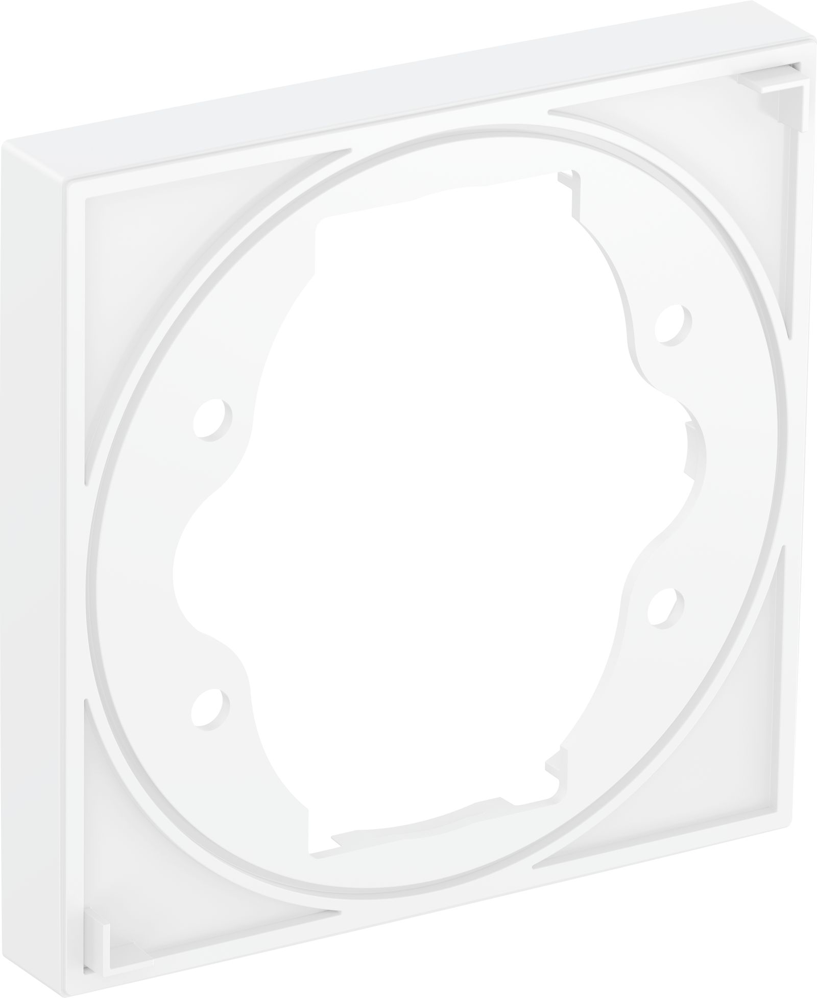 hansgrohe Verlängerungsrosette ShowerSelect d= 157mm, Verlängerungsmaß 22mm, mattweiß