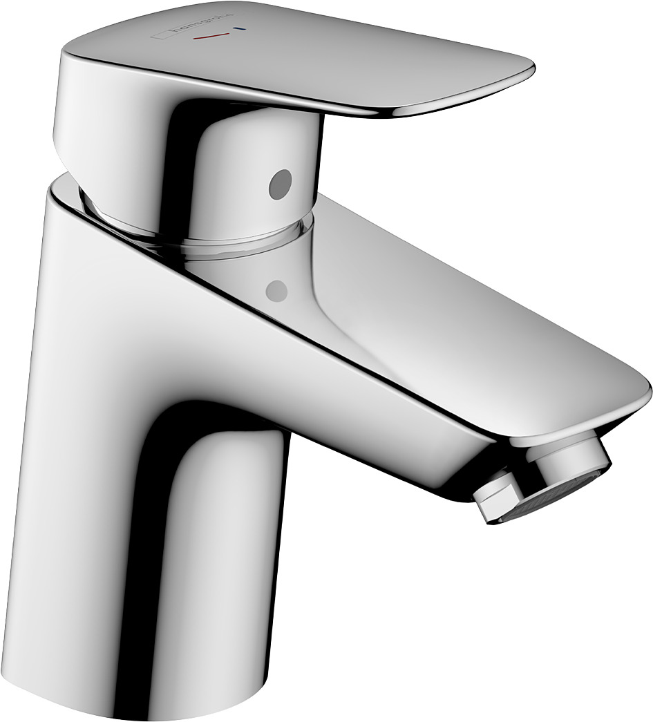 hansgrohe Waschtisch-Einhebelmischer Logis 70 CoolStart ohne Ablaufgarnitur, chrom