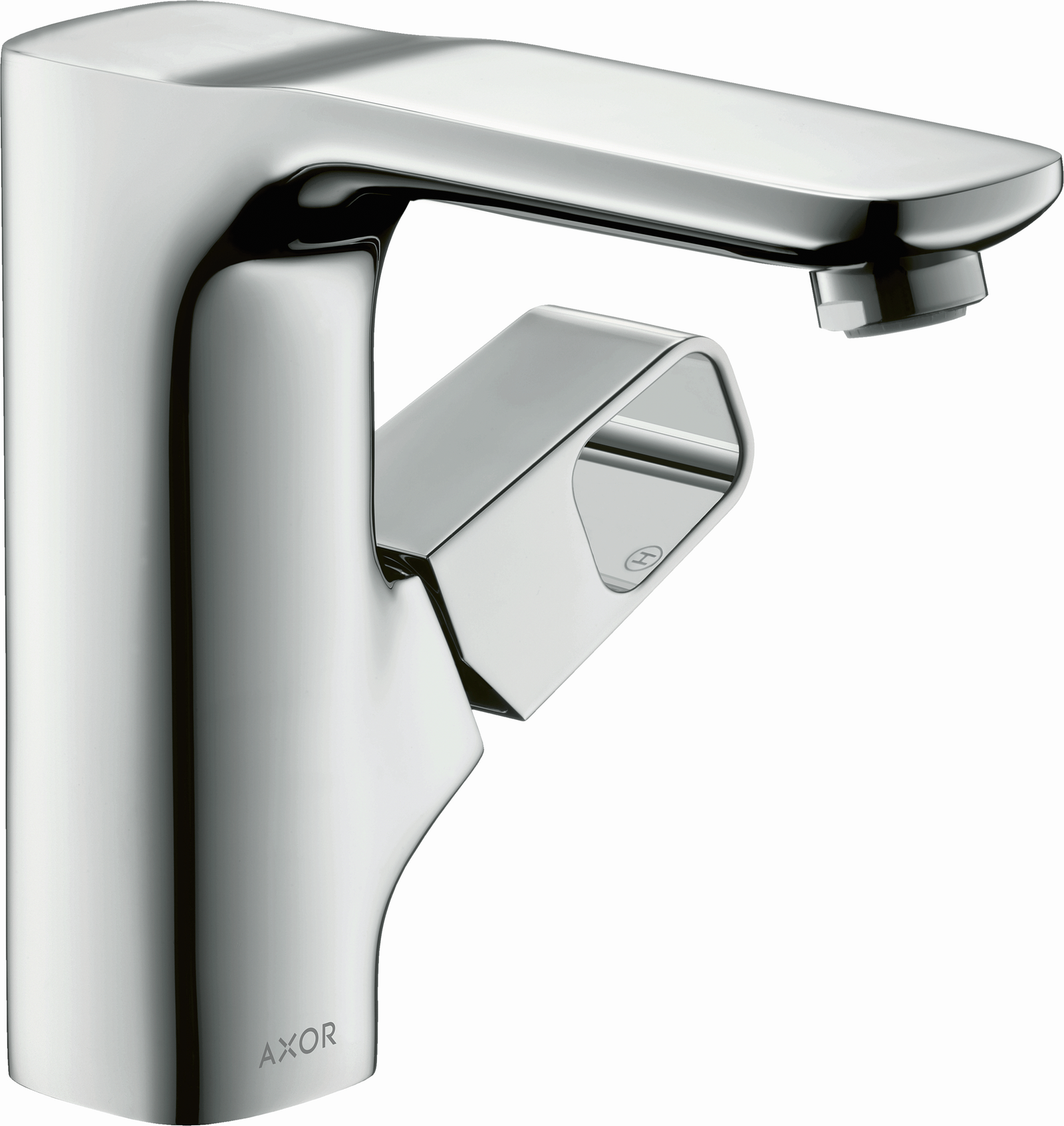 hansgrohe Waschtisch-Einhebelmischer 130 Axor Urquiola Ausladung 139mm, unverschließbare Ablaufgarnitur, polished gold optic