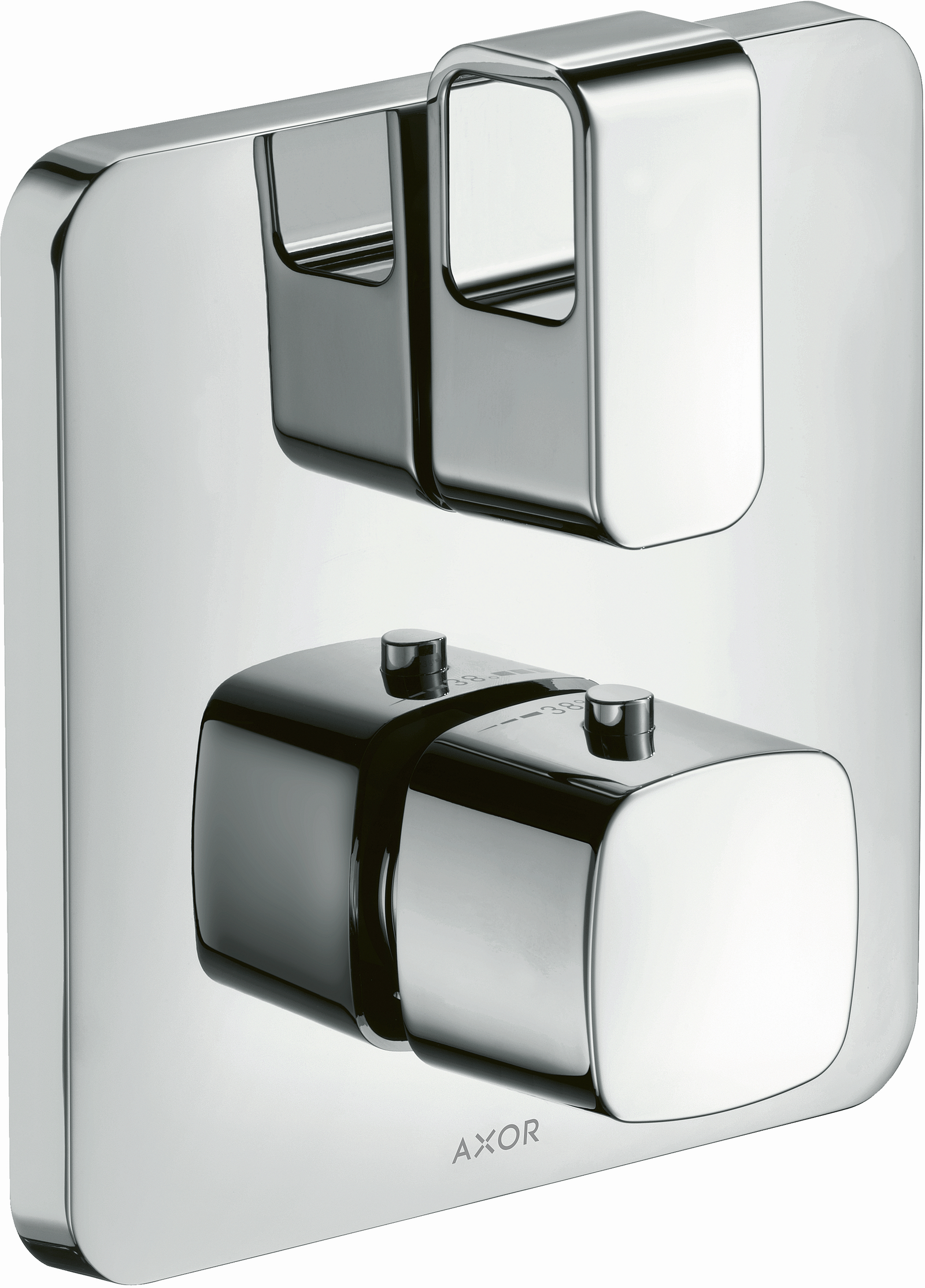 hansgrohe Fertigmontageset Axor Urquiola UP-Thermostat, mit Ab- und Umstellventil, chrom