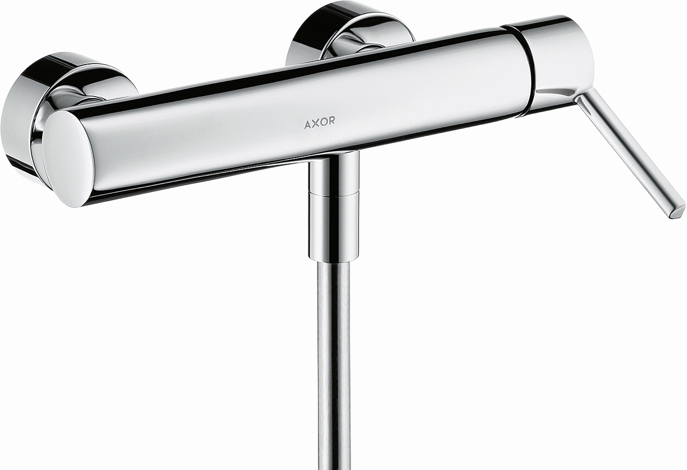 hansgrohe Brause-Einhebelmischer Axor Starck AP, mit Hebelgriff, 1 Verbraucher, chrom