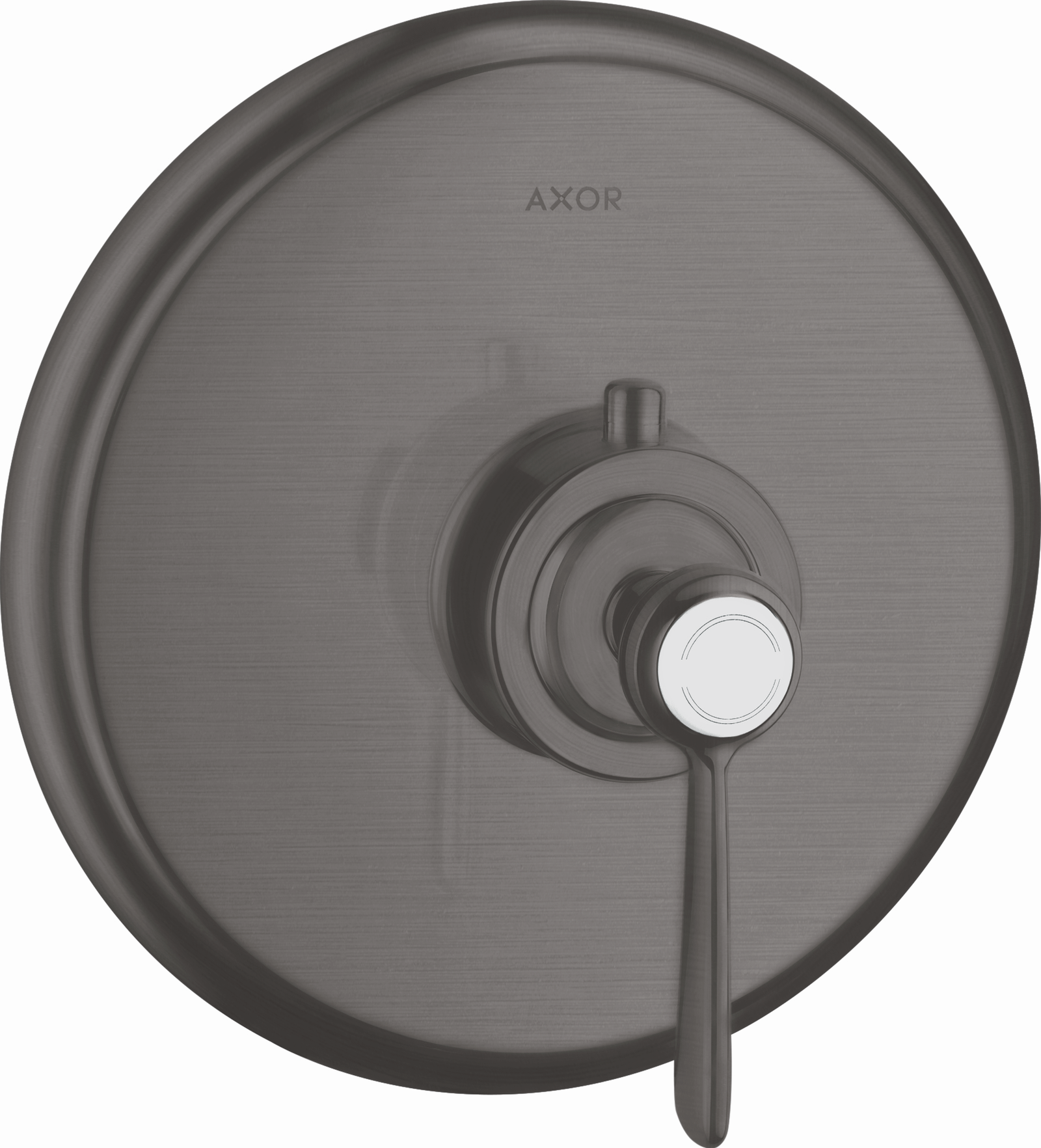 hansgrohe Fertigmontageset Axor Montreux HighFlow UP-Thermostat, mit Hebelgriff, brushed black chrome