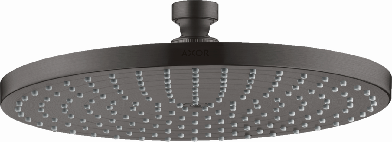 hansgrohe Tellerkopfbrause Axor Starck Decken- oder Wandmontage, 240mm, 1jet, brushed black chrome