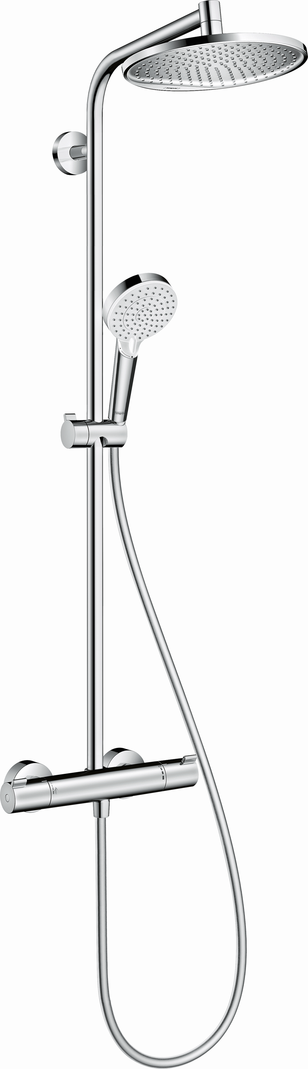 hansgrohe Showerpipe Crometta S mit Thermostat, chrom