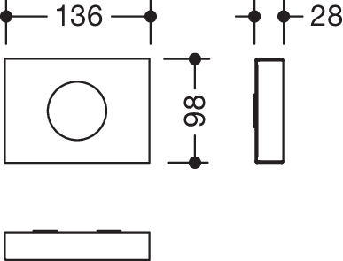 HEWI Hygienebeutelspender System 900 aus Edelstahl, pulverbeschichtet, dunkelgrau, perlglimmer tiefmatt, Wandmontage