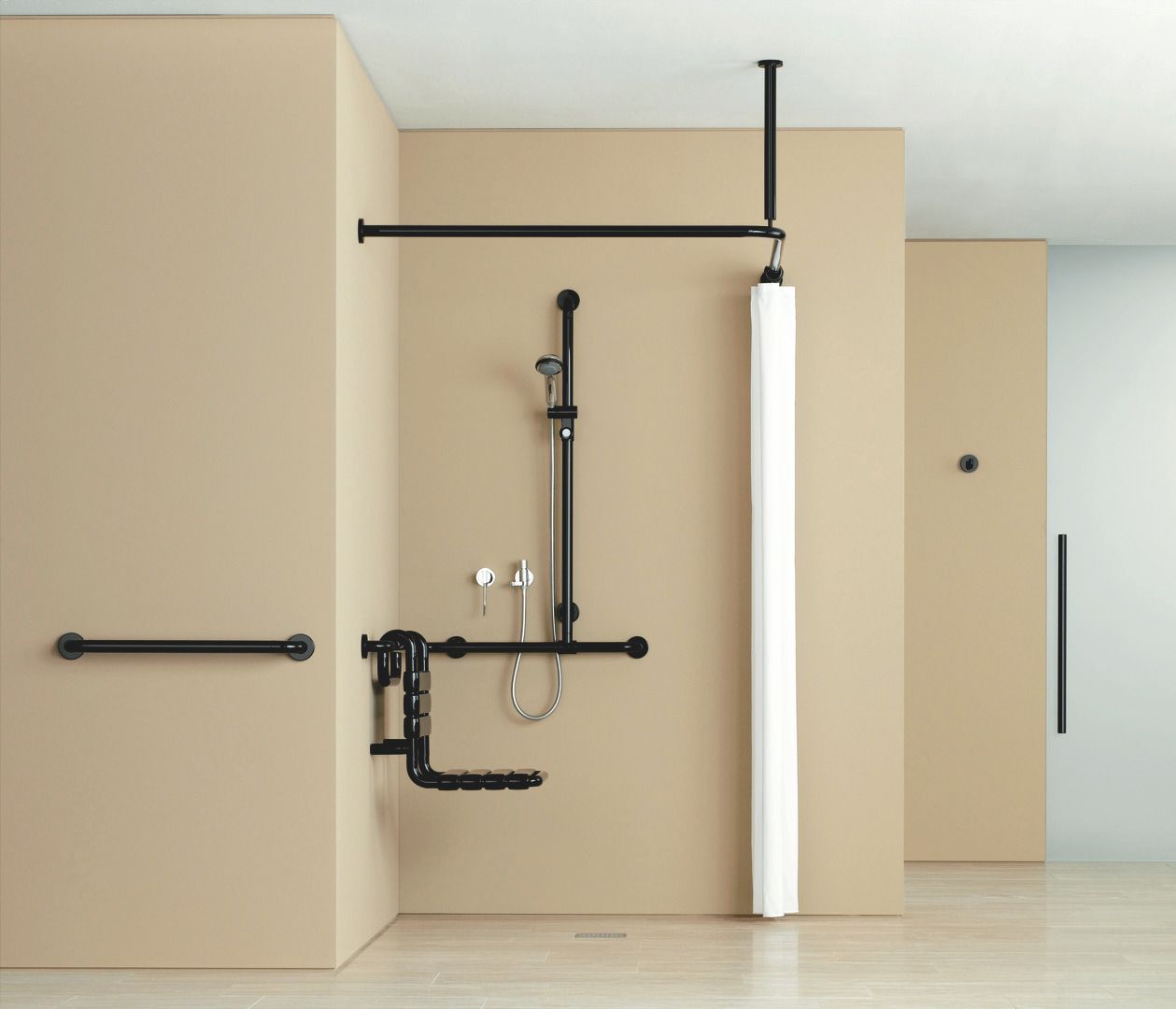 HEWI Deckenabhängung 801 301-1500 mm, senfgelb