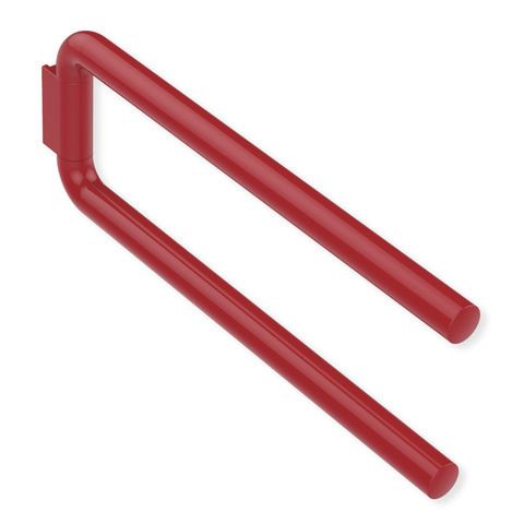 HEWI Handtuchhalter 477 445x160mm, 2-tlg., rubinrot