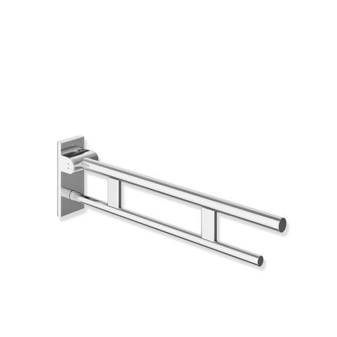 HEWI Stützklappgriff System 900 Ausladung 600 mm, Edelstahl verchromt, mobil