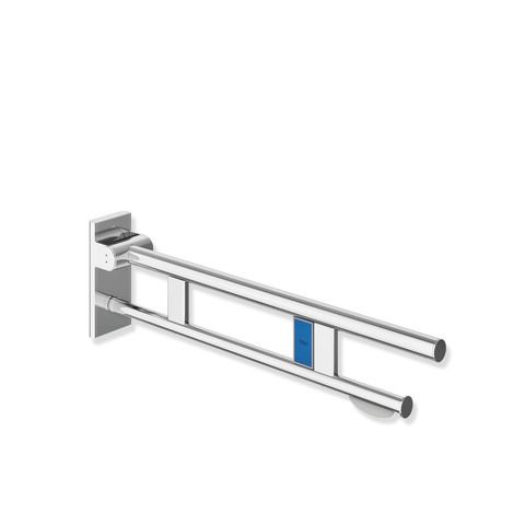 HEWI Stützklappgriff System 900 Ausladung 900 mm, Edelstahl verchromt, mobil, rechts