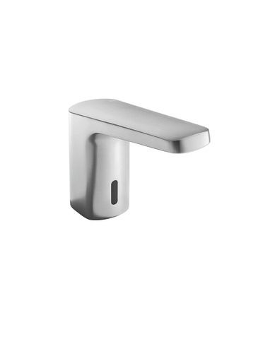 HEWI SENSORIC Waschtisch-Einhebelmischer AQ 950 kubisch, Ausladung 193 mm, verchromt, Batteriebetrieb