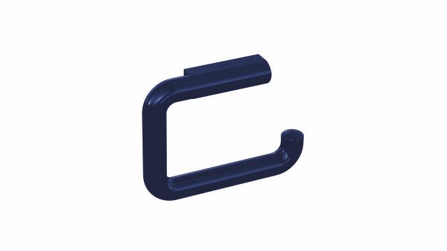 HEWI Toilettenpapierhalter 477 160x120mm, stahlblau