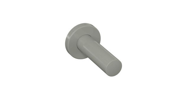 HEWI Reservepapierhalter 477 120x33mm, mit Rosette, felsgrau