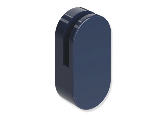 HEWI Spiegelhalter 477 30x60x18mm, flach, 2 Stück, stahlblau