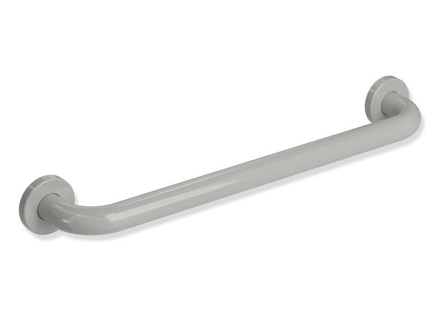 HEWI Badetuchhalter 477 457 mm, felsgrau, Rosetten d= 60mm