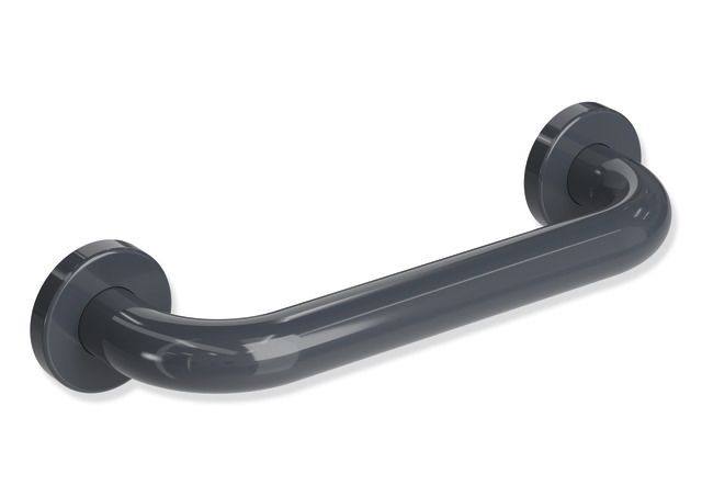 HEWI Wannengriff 477 250x85x28mm, Rosetten d= 60mm, anthrazitgrau