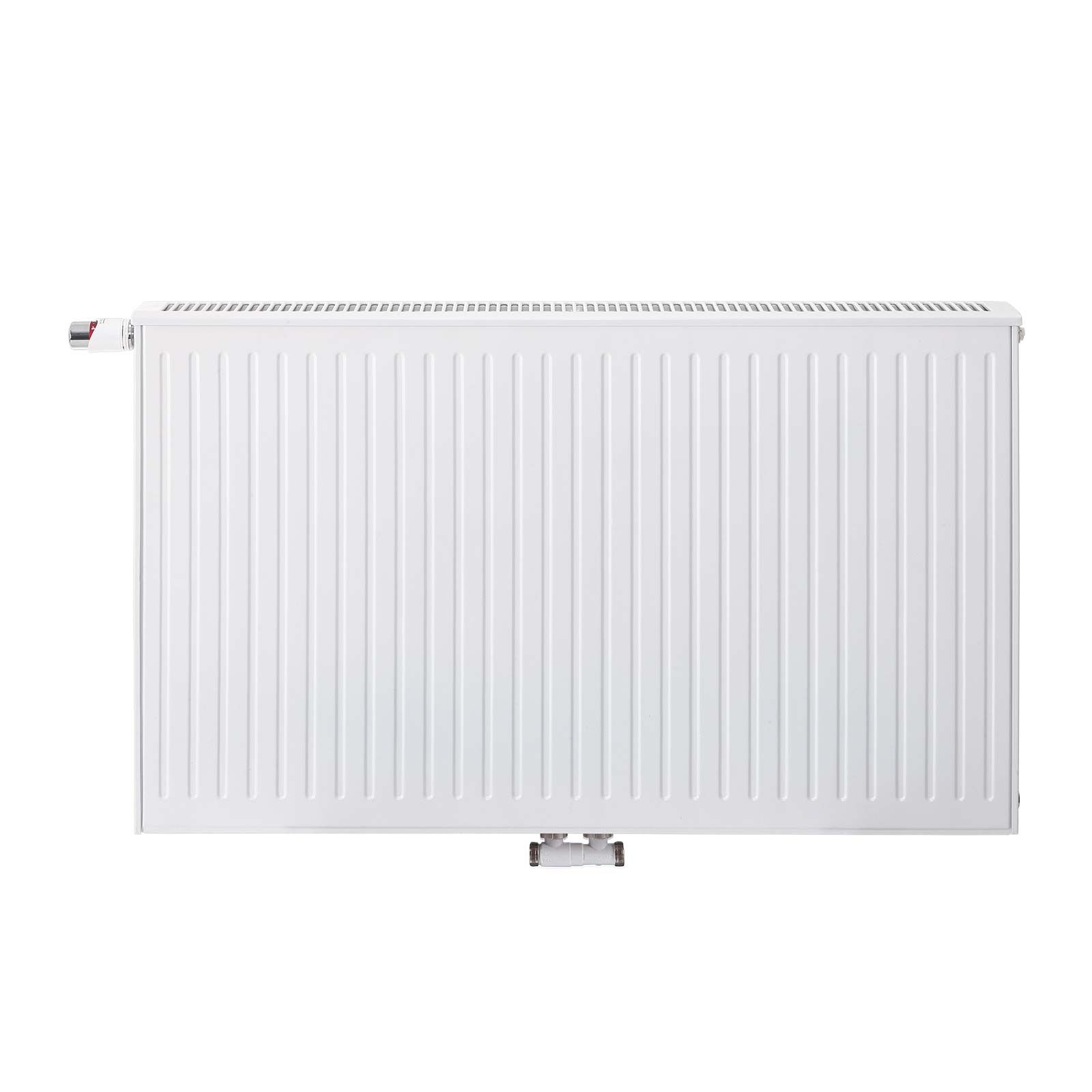 HM Mittelanschluss-Ventilheizkörper Typ 33 Centara BH 500 mm, BL 700 mm, weiß