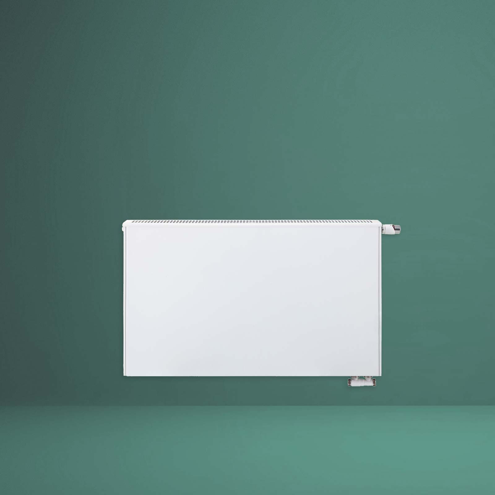 HM Universal-Heizkörper Thema Plan-Typ21 BH 900 mm, BL 1100 mm, rechts, weiß