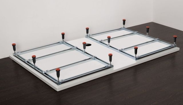 Hoesch Untergestell Muna für Viertelkreis 80 x 80 cm