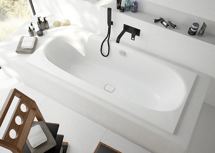 Hoesch Badewanne iSENSI Rechteck, 160 x 75 cm, 138 l