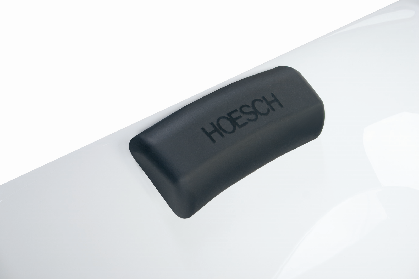Hoesch Nackenkissen schwarz, Gel, für Bade-/Whirlwannen