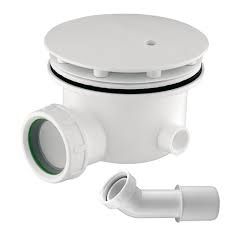 Hoesch Ablaufarmatur Compact Ø 90 mm, mit runder Ablaufabdeckung, verchromt