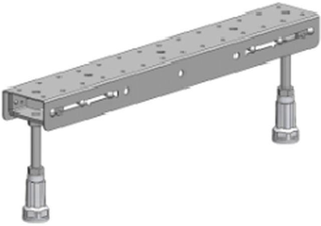 Hoesch Wannen-Füße höhenverstellbar von 145-185 mm, Klappfuß, 1 Paar
