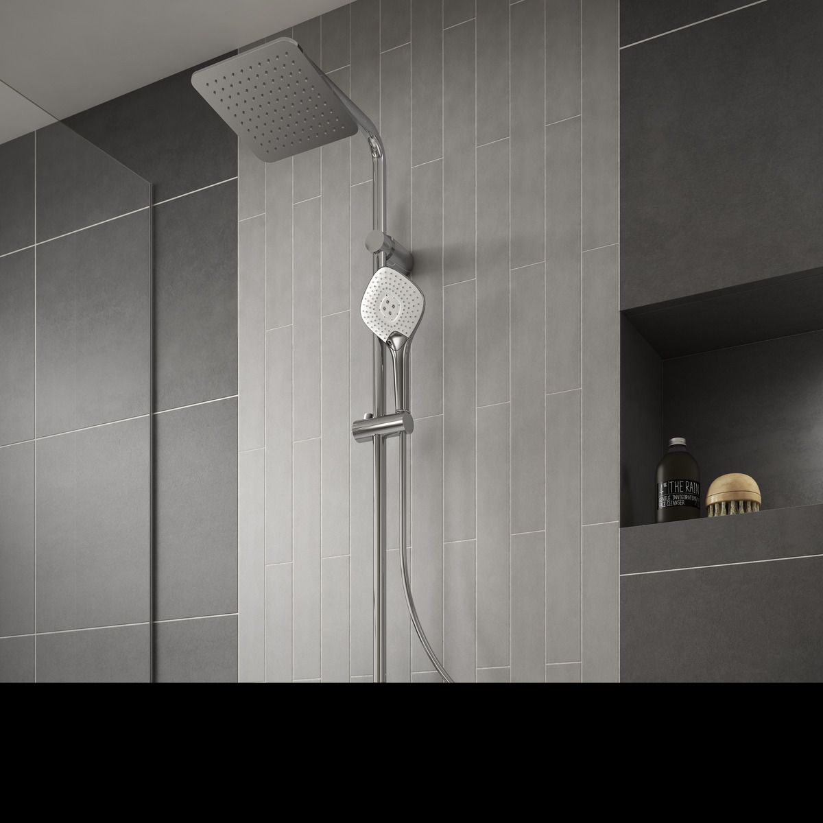 Ideal-Standard Brausehalter Idealrain für Handbrausen M/S, schwenkbar, chrom