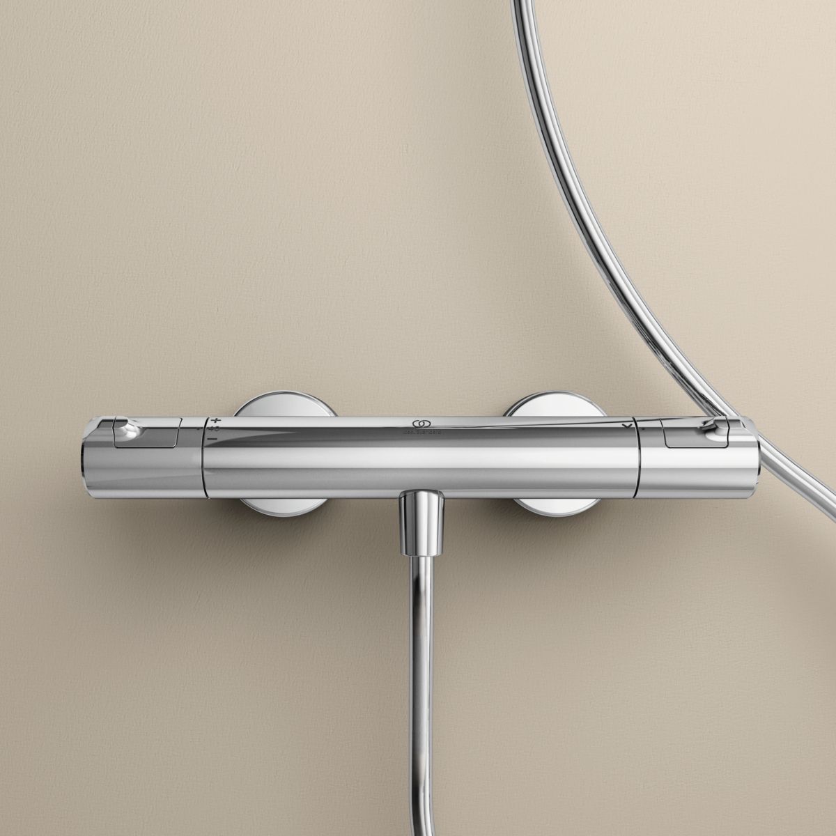 Ideal-Standard Brause-Thermostat Ceratherm T 50 AP, verchromt