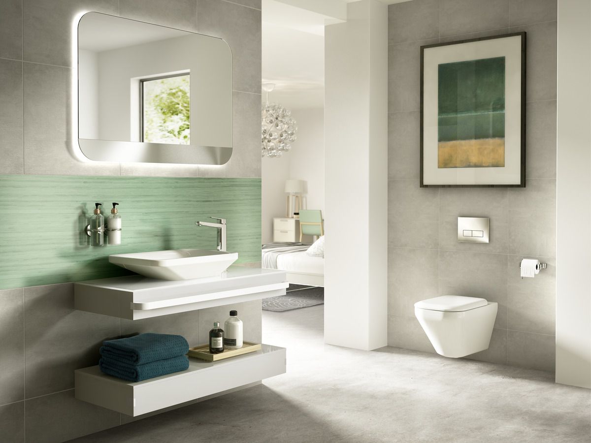 Ideal-Standard Waschtisch-Einhebelmischer Tonic II verlängerter Sockel, verchromt, ohne Ablaufgarnitur