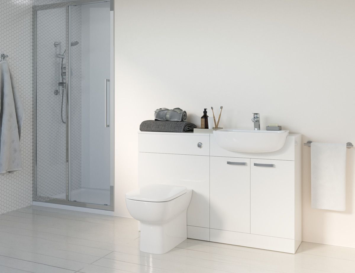 Ideal-Standard WC-Sitz Connect E mit Sitzpuffer, Scharniersatz, Softclosing, weiß