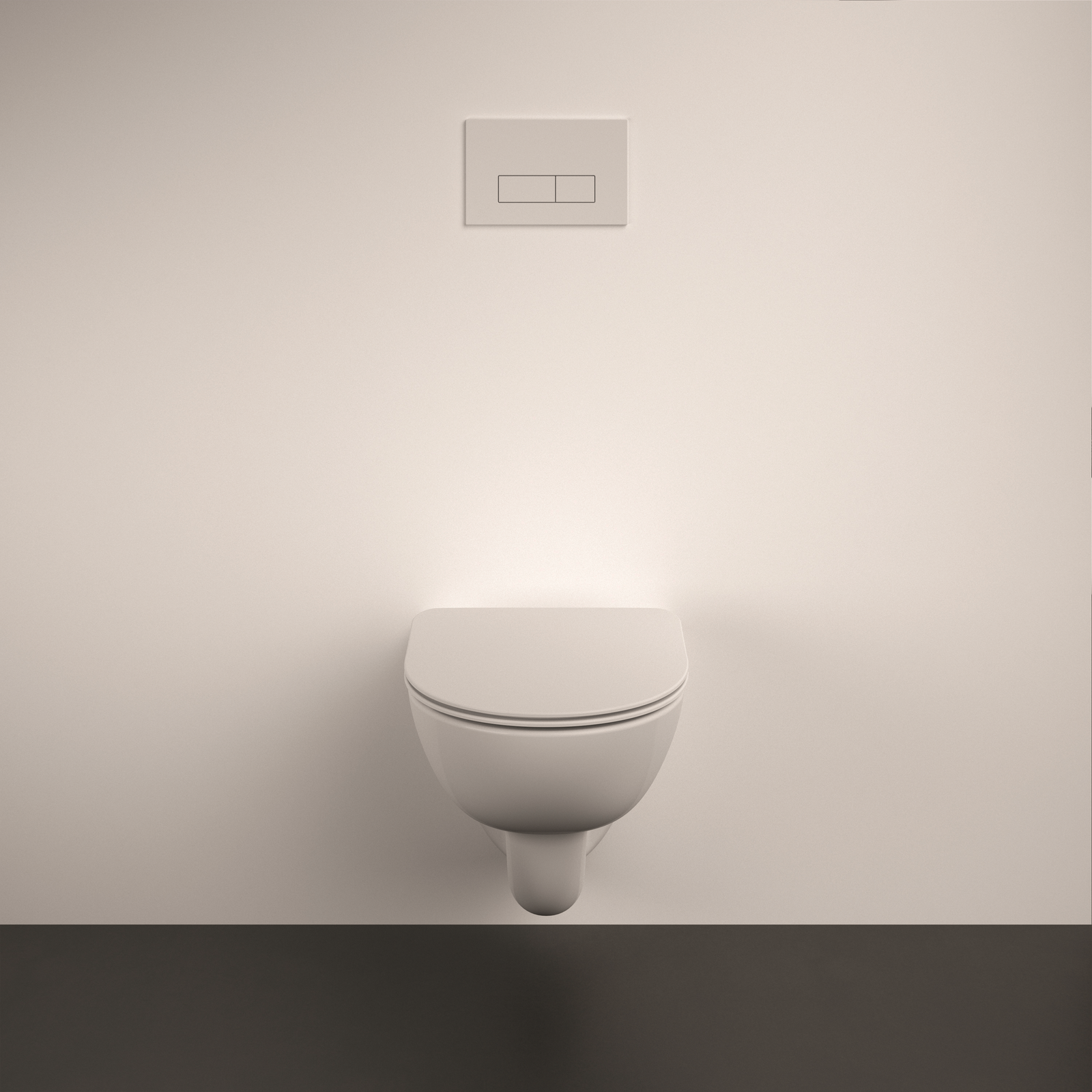 Ideal-Standard Wandtiefspül-WC-Paket i.life A 36,5x54,5x33cm, ohne Spülrand, weiß