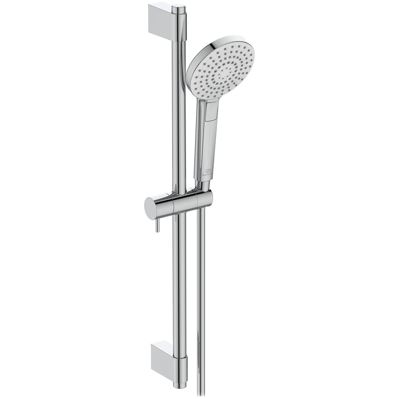 Ideal-Standard Brausekombination Idealrain Evo 600 mm, 3-Funktionshandbrause, d&#x3D;110mm, verchromt