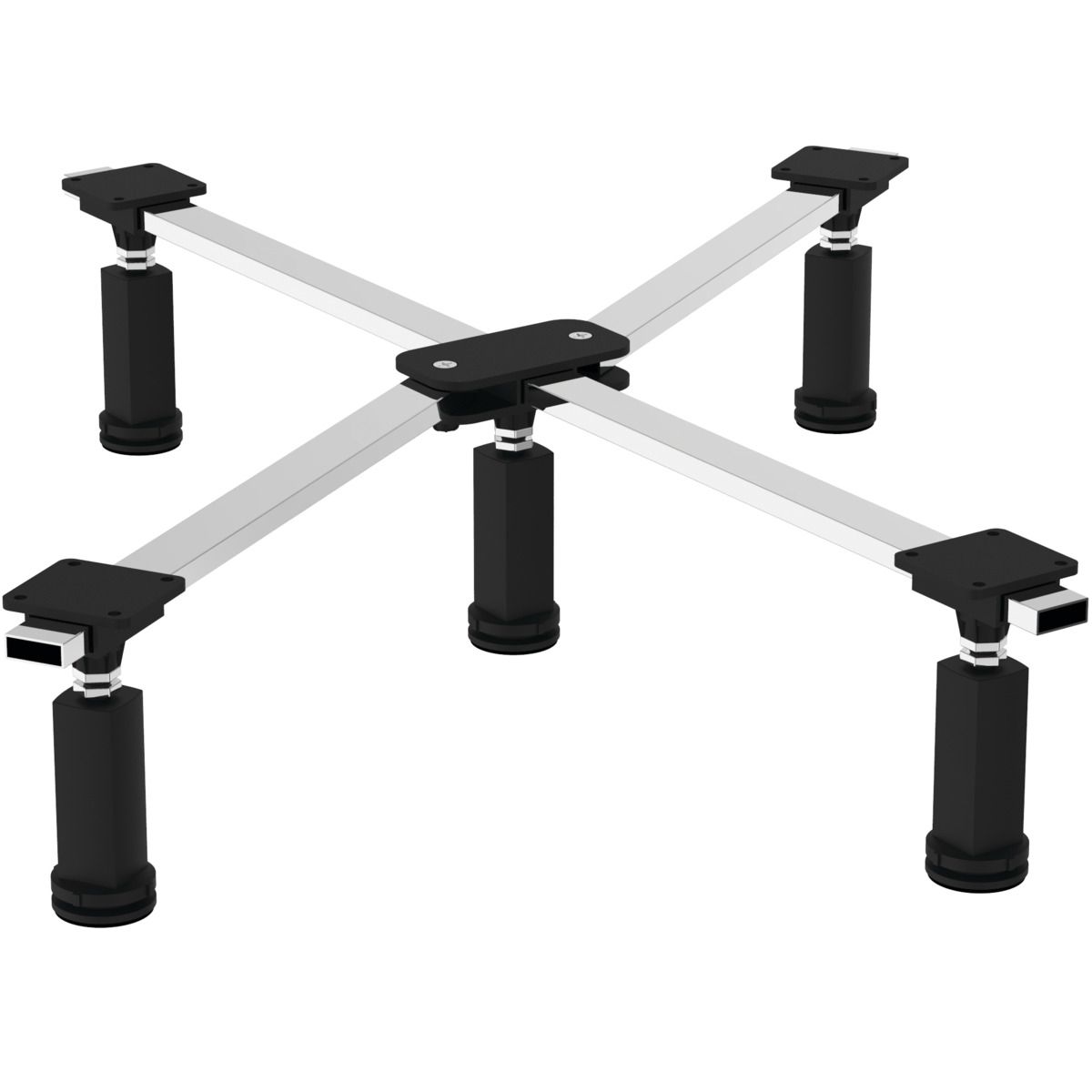 Ideal-Standard Brausewannen-Universal-Fußgestell bei Abmauern und Einfliesen