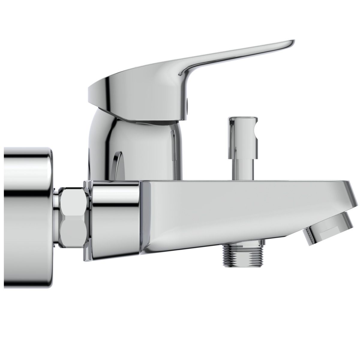 Ideal-Standard Wannen-Einhebelmischer CeraFlex AP, Ausladung 162mm, chrom
